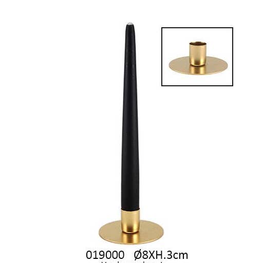 Bougeoir Simple Dore 'Jasper' Ø8 X H.3 cm pour la vente par Faye