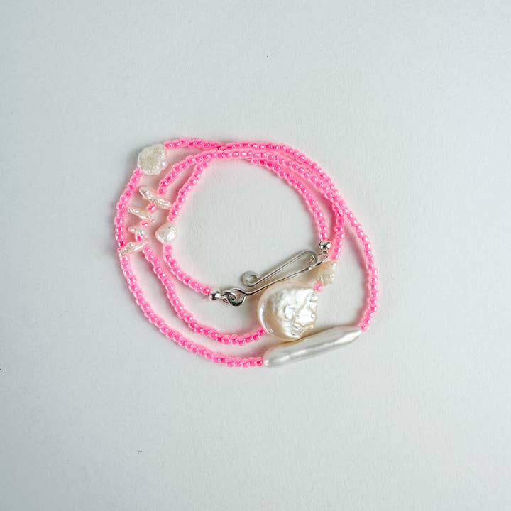 Millhouse Collection - Wholesale Beaded/Pearl Necklace - The Ama Necklace