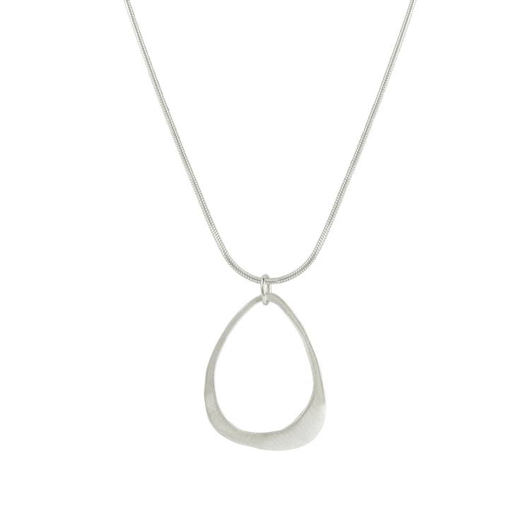 Collana Piccola Goccia Aperta in Argento o Vermeil per la vendita all'ingrosso da parte di Philippa Roberts