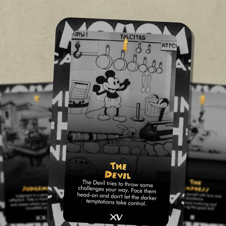 Ibiza Tarot USA - Wholesale Tarot Cards - The Steamboat Willie Tarot - Major Arcana - Mickie and Minni3