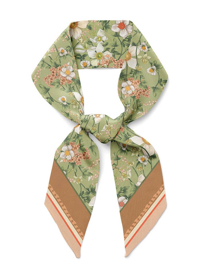Silk Twill | Twilly Scarf | Ceylon Anemone for wholesale by LINNA