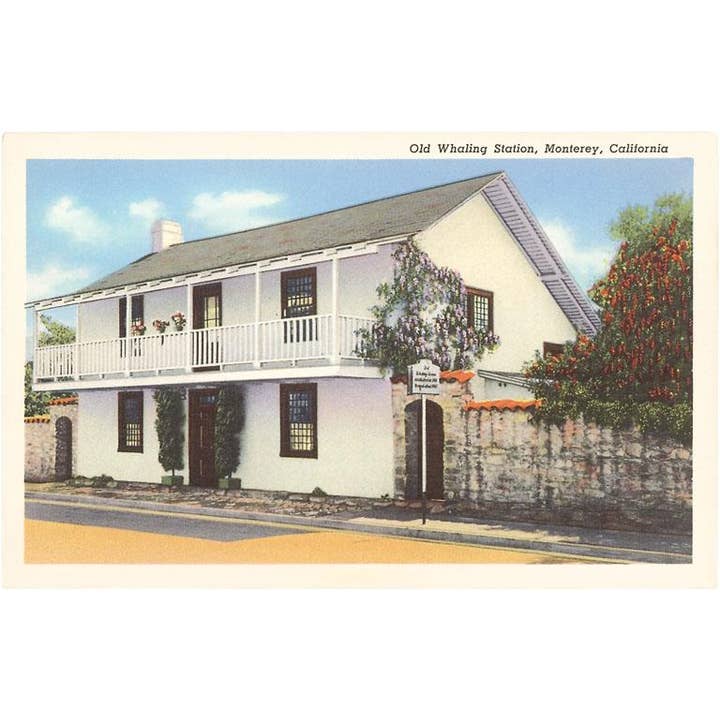 Found Image Press - Wholesale Postcard - Postcard CA-826 Old Whaling Station, Monterey