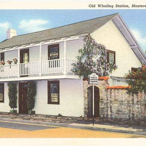 Art Print CA-826 Old Whaling Station, Monterey for wholesale by Found Image Press