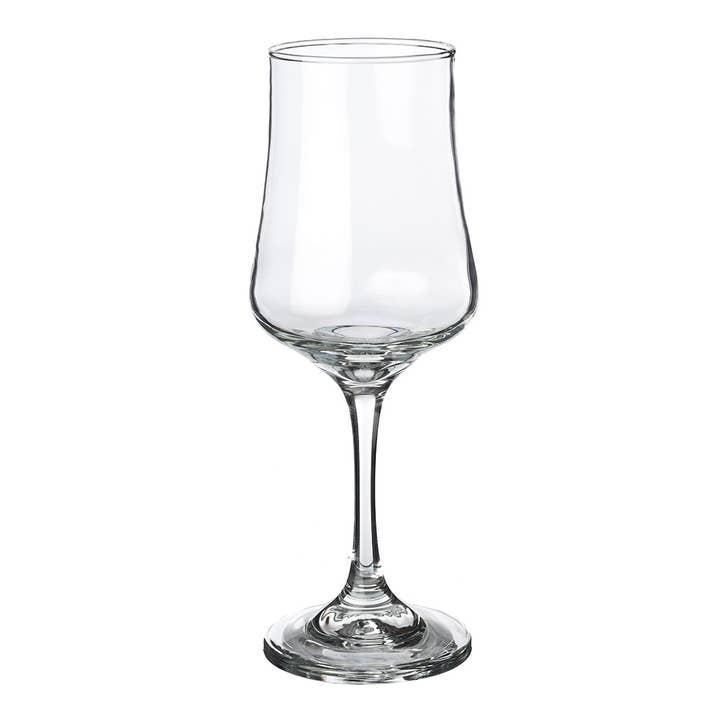 Blank 12 oz. Stemmed Wine glass for wholesale by The Buffalo Works