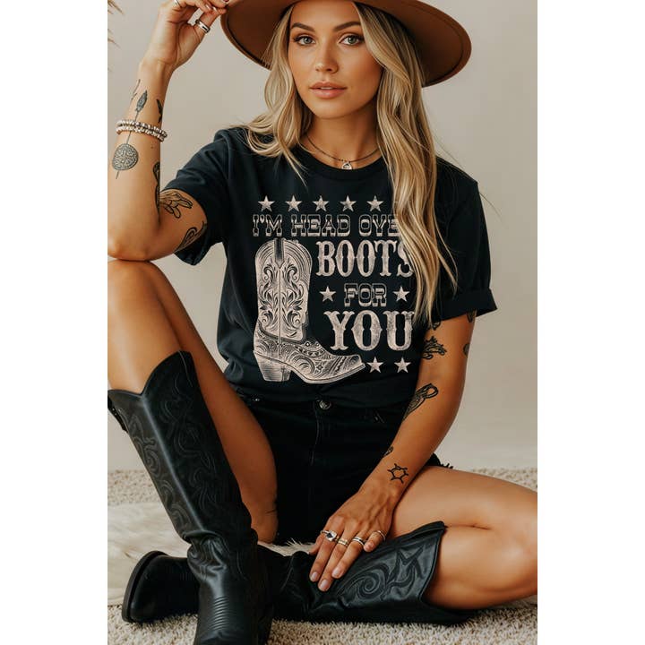 BouTeeQue Closet - Wholesale T-Shirt (Graphic) - Women's - American Cowboy Short Sleeve T Shirt5