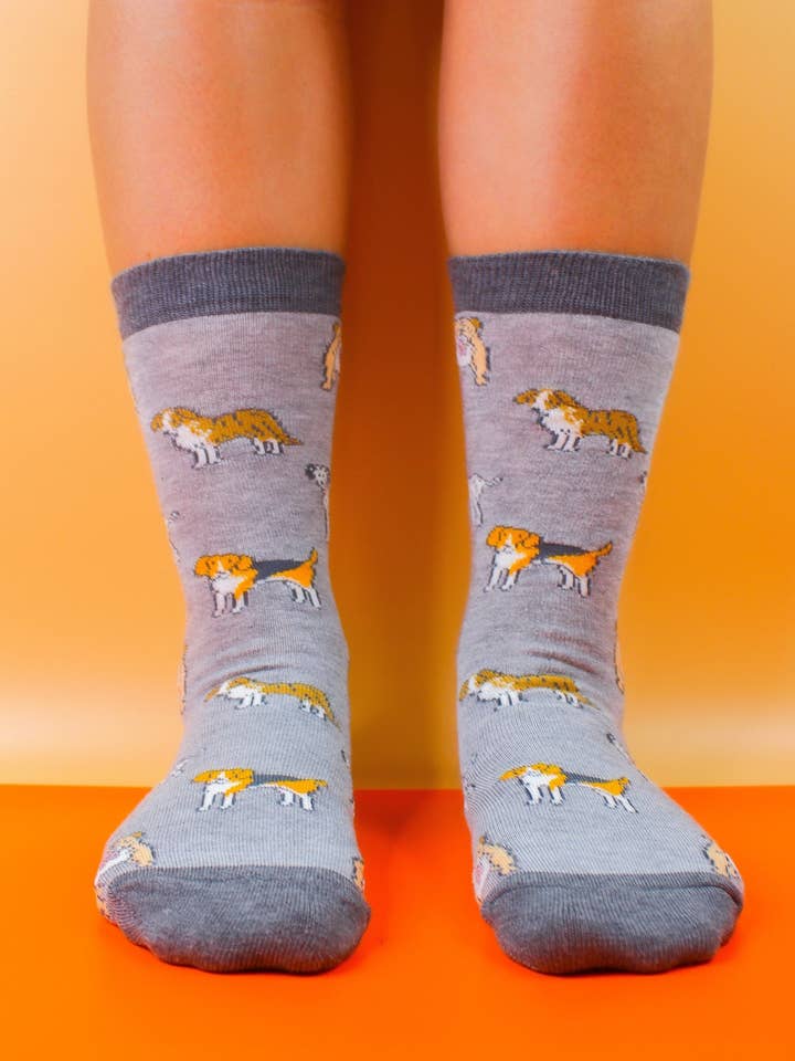 Eco Chic - Wholesale Socks - Women's - Eco Chic Eco-Friendly Bamboo Socks Dogs8