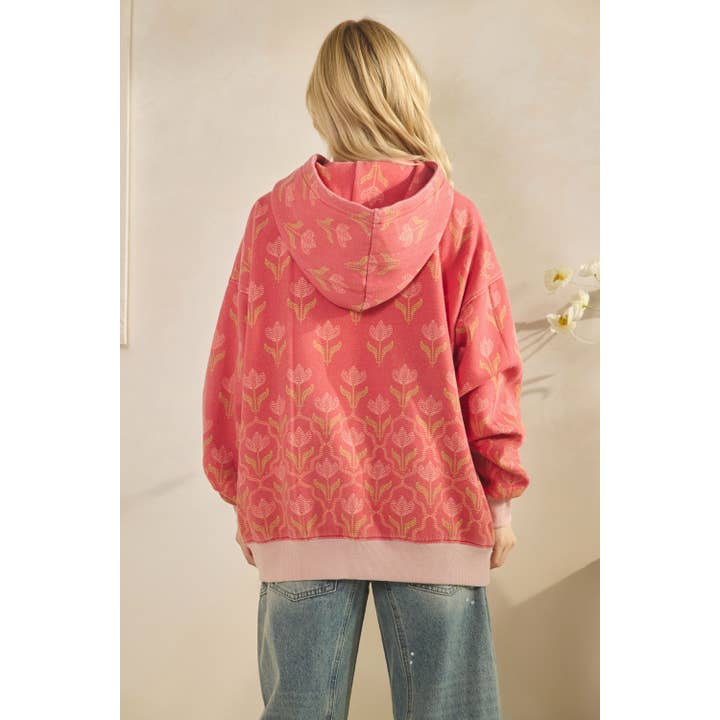 Veveret - Wholesale Hoodie - Women's - Printed Fleece Hoodie42