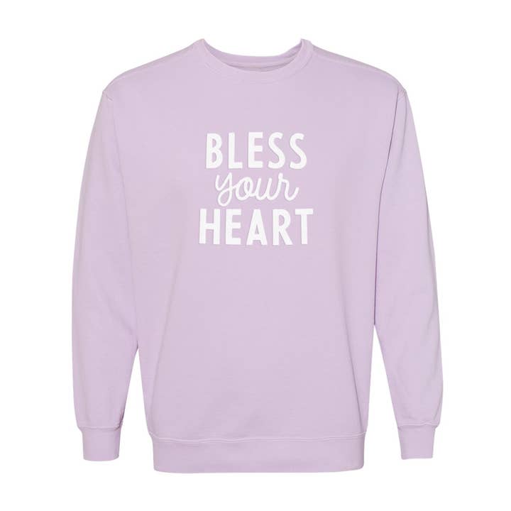 Frankie Jean - Wholesale Graphic Sweatshirt - Unisex - Bless Your Heart Washed Sweatshirt6