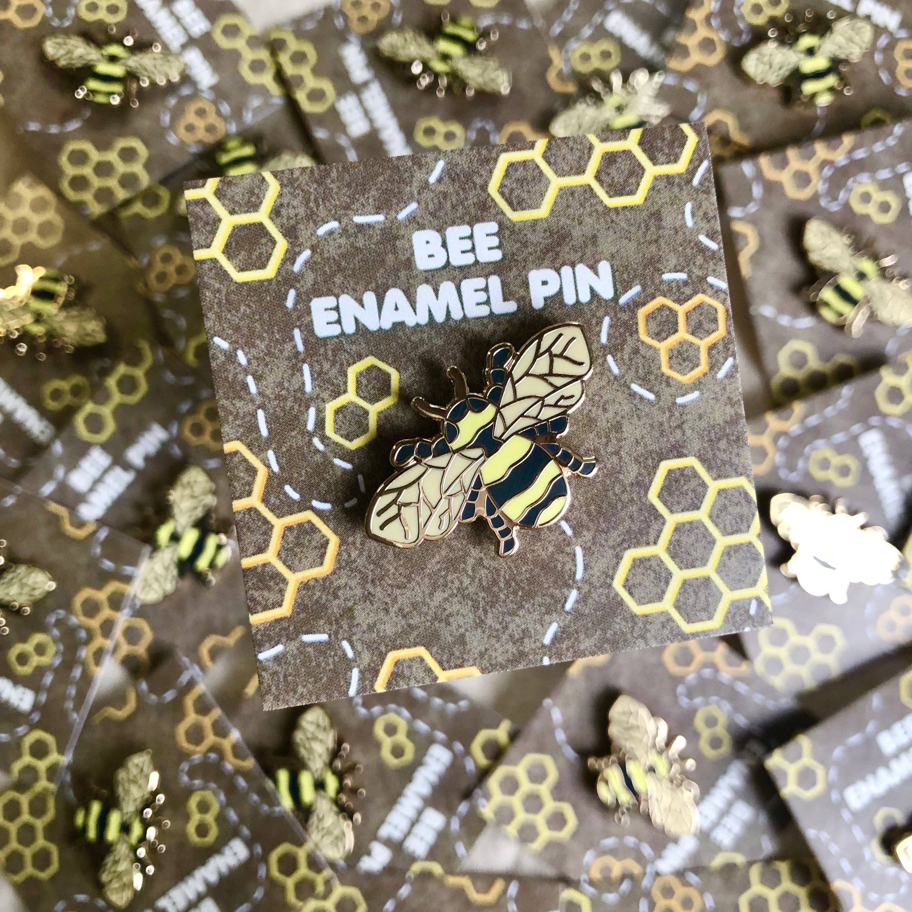 Write Your Story – wholesale Lapel pin/button – Bee Enamel Pin0