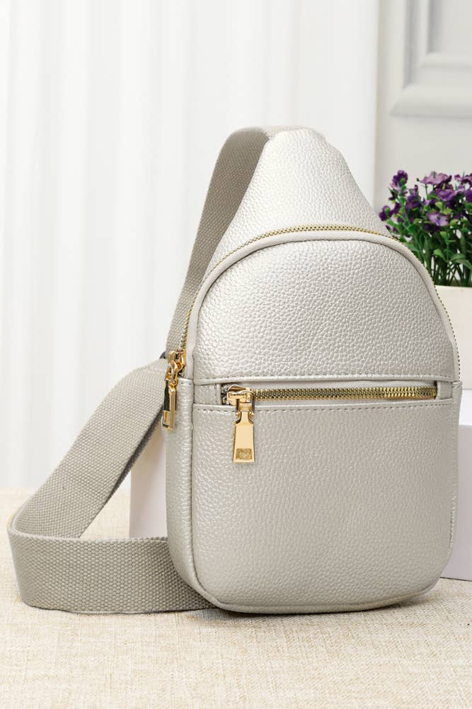 Hana – Engroshandel Crossbodytaske - Dame – Solid PU slynge taske5