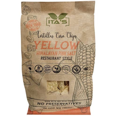 Ita's – Batatas fritas por atacado – Batatas Fritas de Tortilhas de Milho Amarelo da Ita