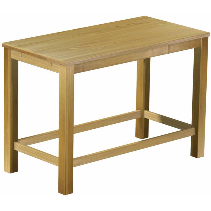 TableChamp Bar Table Rio With Footrest Solid Pine Wood - Twelve Different Sizes And Ten Colors for wholesale by TableChamp