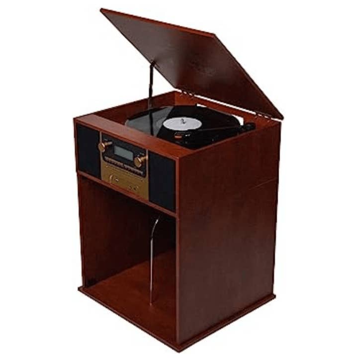 JupiterGear Home - Wholesale Speakers - Victor Boyleston 7-in-1 3-Speed Turntable Music Center9
