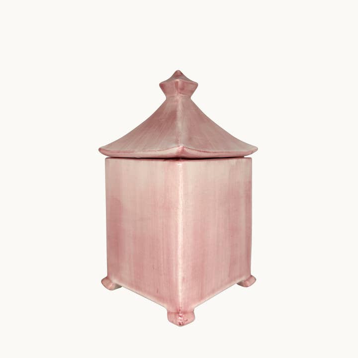 Duggan Society - Wholesale Decorative Box - Pagoda box pink2