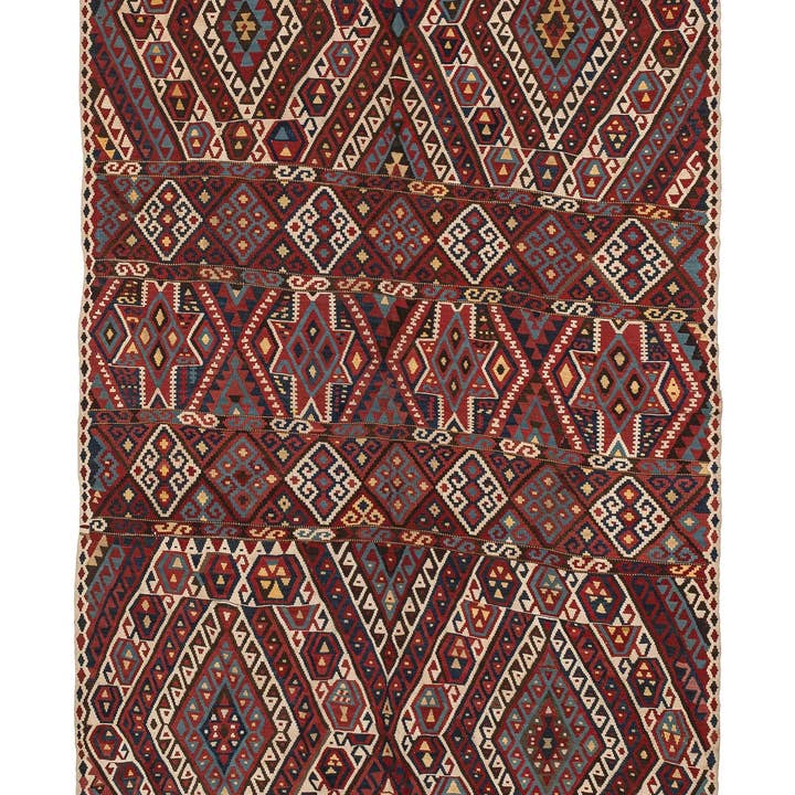 Tappeto Kilim Turco Antico Fatto a Mano di Grandi Dimensioni (5'9'' x 10'4''). per la vendita all'ingrosso da parte di Rugtolia