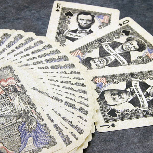 Collectible Playing Cards - Wholesale Playing Cards - Bicycle US Presidents Playing Cards (Red)2