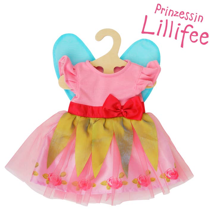 Heless – Großhandel Puppenbekleidung – Kinder – Kleid "Prinzessin Lillifee" mit pinker Schleife, 28-35 cm