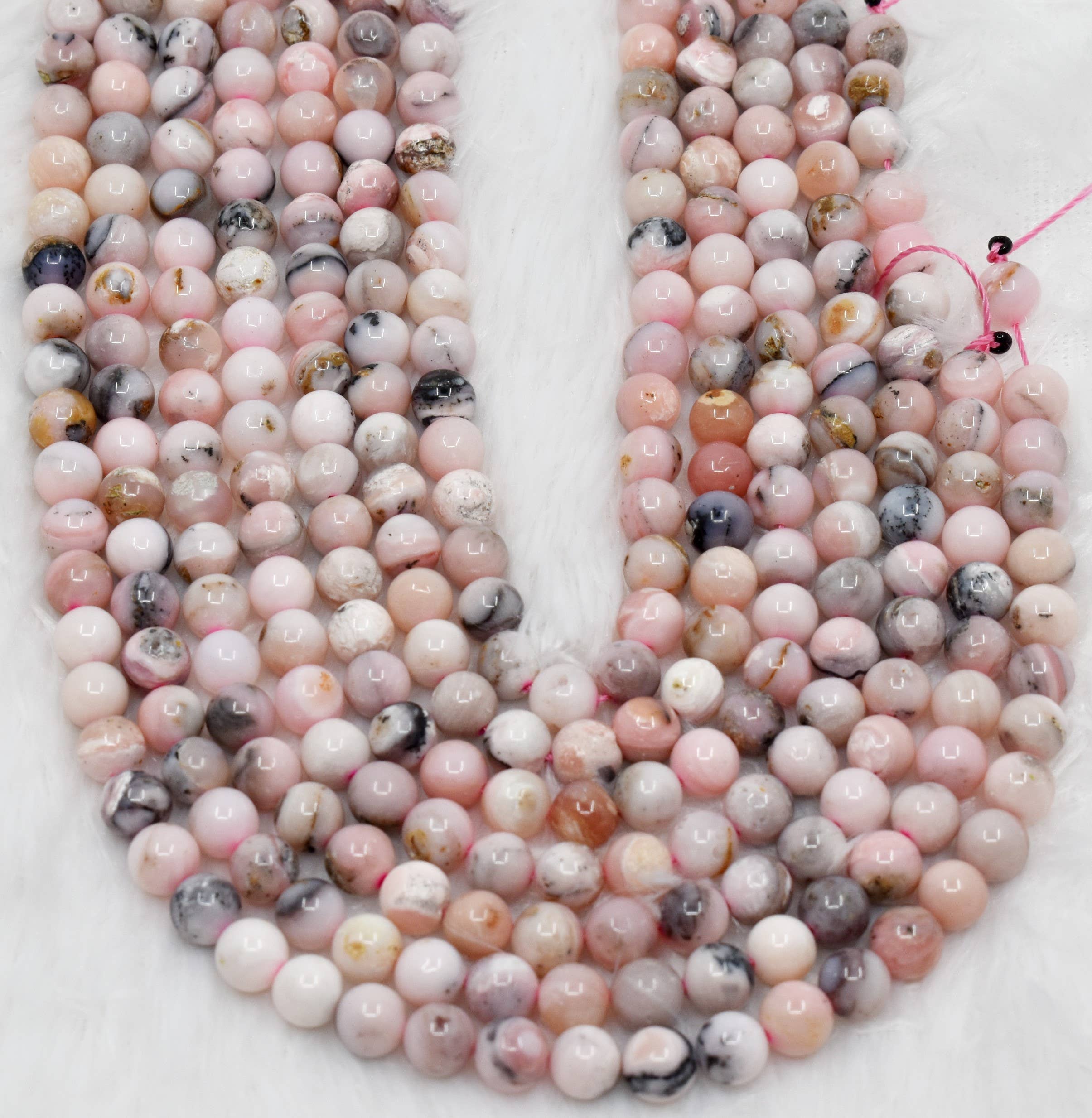 Soothing Crystals - Wholesale Beads - Crystal Jewelry Beads | Pink Opal | Healing Gemstone Beads1