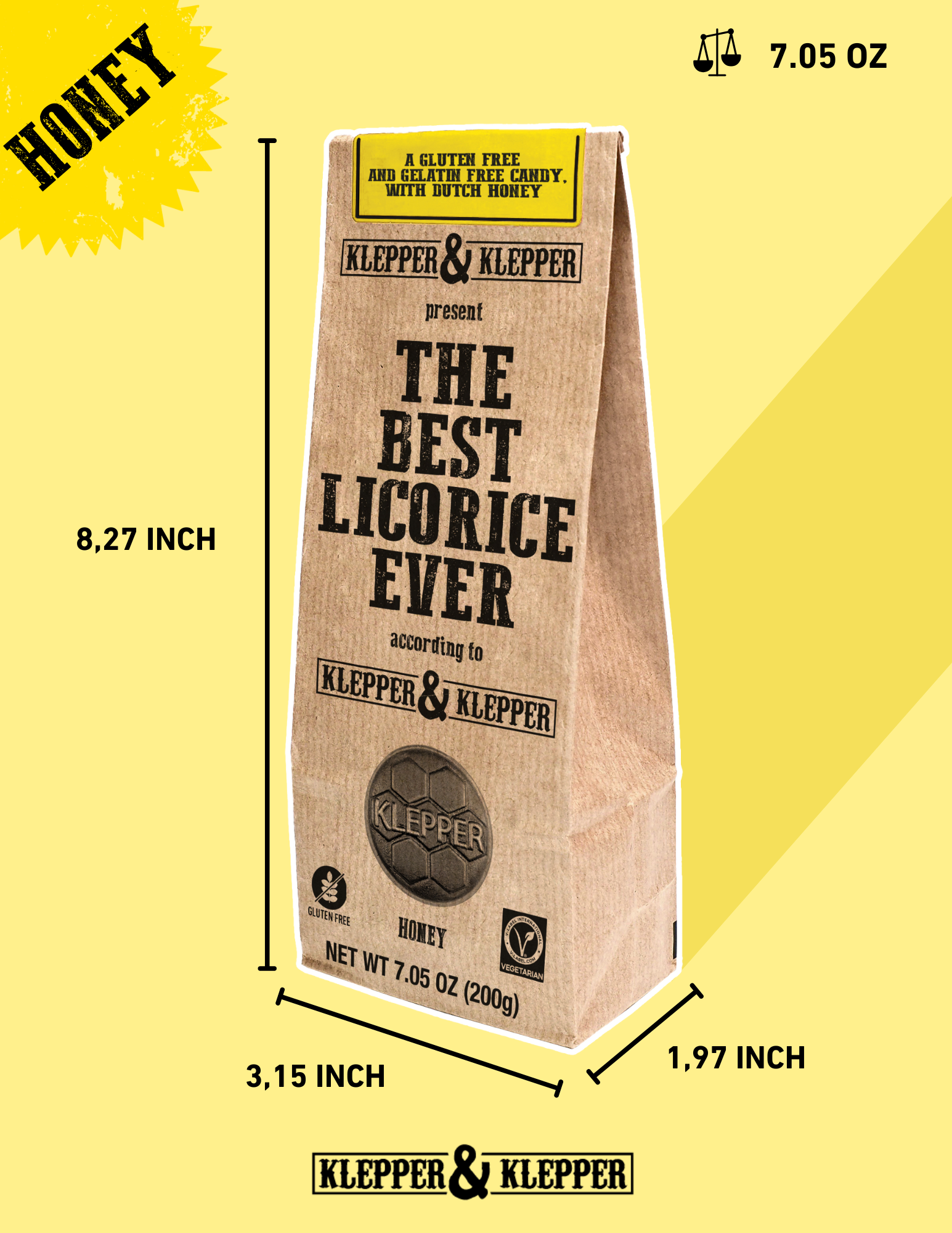 Klepper & Klepper Licorice USA - Wholesale Licorice - 
Honey Licorice Soft Vegetarian Premium | Klepper & Klepper2