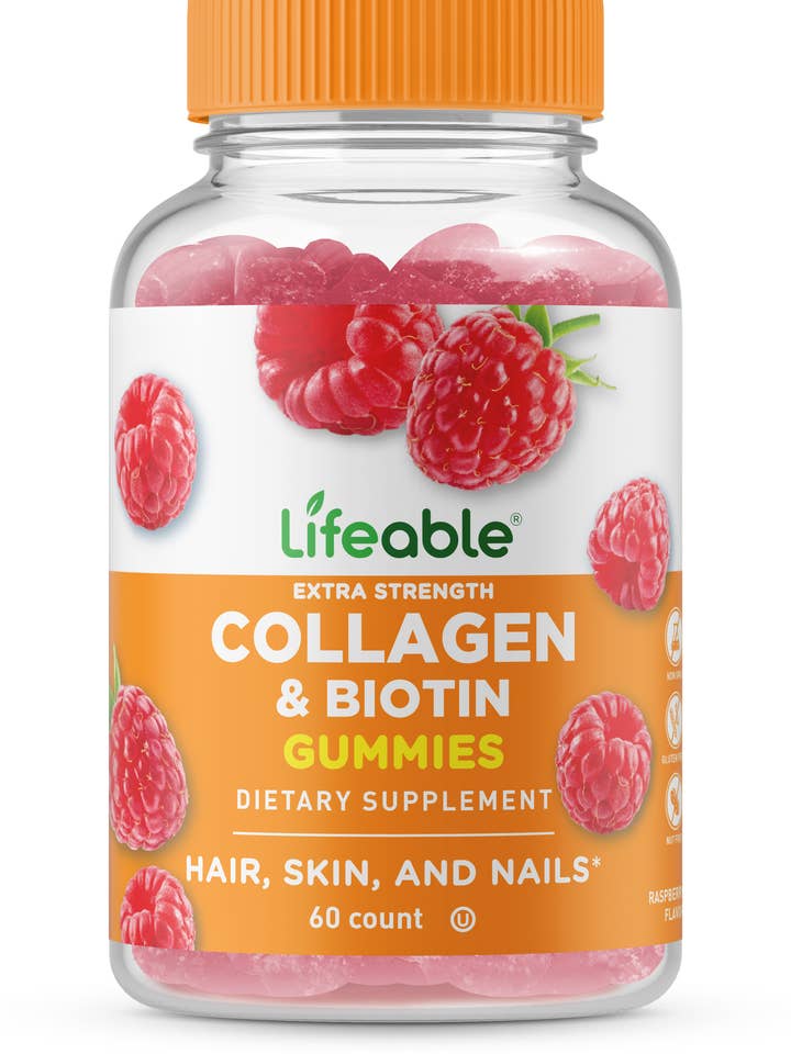 Lifeable Collagen peptides 100 mg + Biotin 10000 mcg Gummies for wholesale by Lifeable