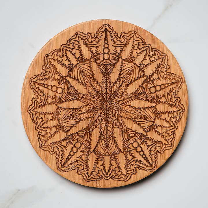 Weed Coaster for engroshandel hos Dom Chi Designs