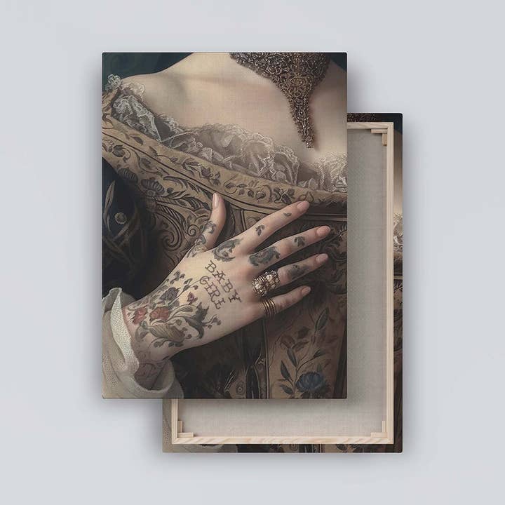 Dikhotomy - Wholesale Art Print - Lienzo impreso de niña bebé1