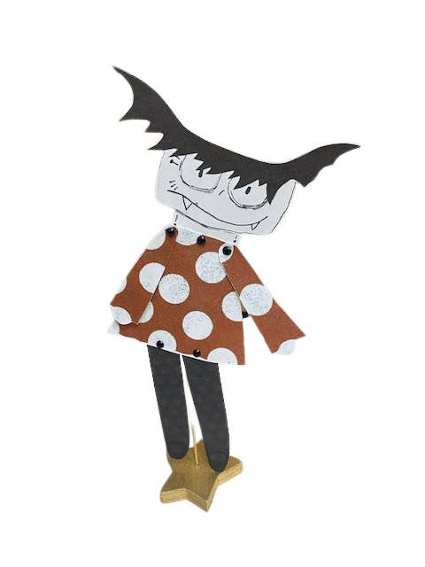 Bat Girl Articulated Paper Doll Kit for wholesale by Shannon Marie Makes