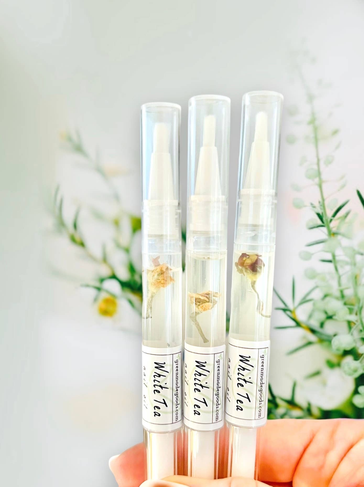 Greenmade goods - Wholesale Cuticle Oil - White Tea Cuticle Oil Trio3