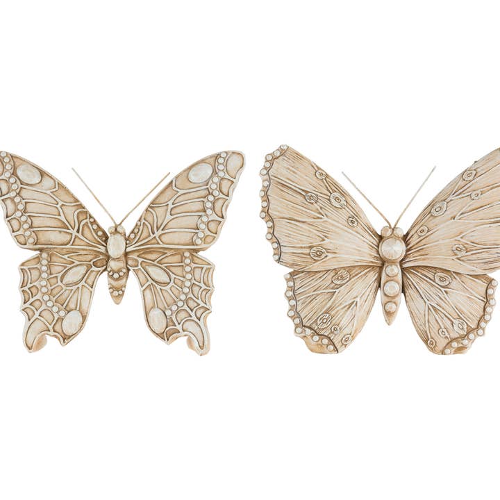 Christmas Tradition - Wholesale Decorative Figurine - 2 Asstd 7x5.5" Butterfly Figurine0