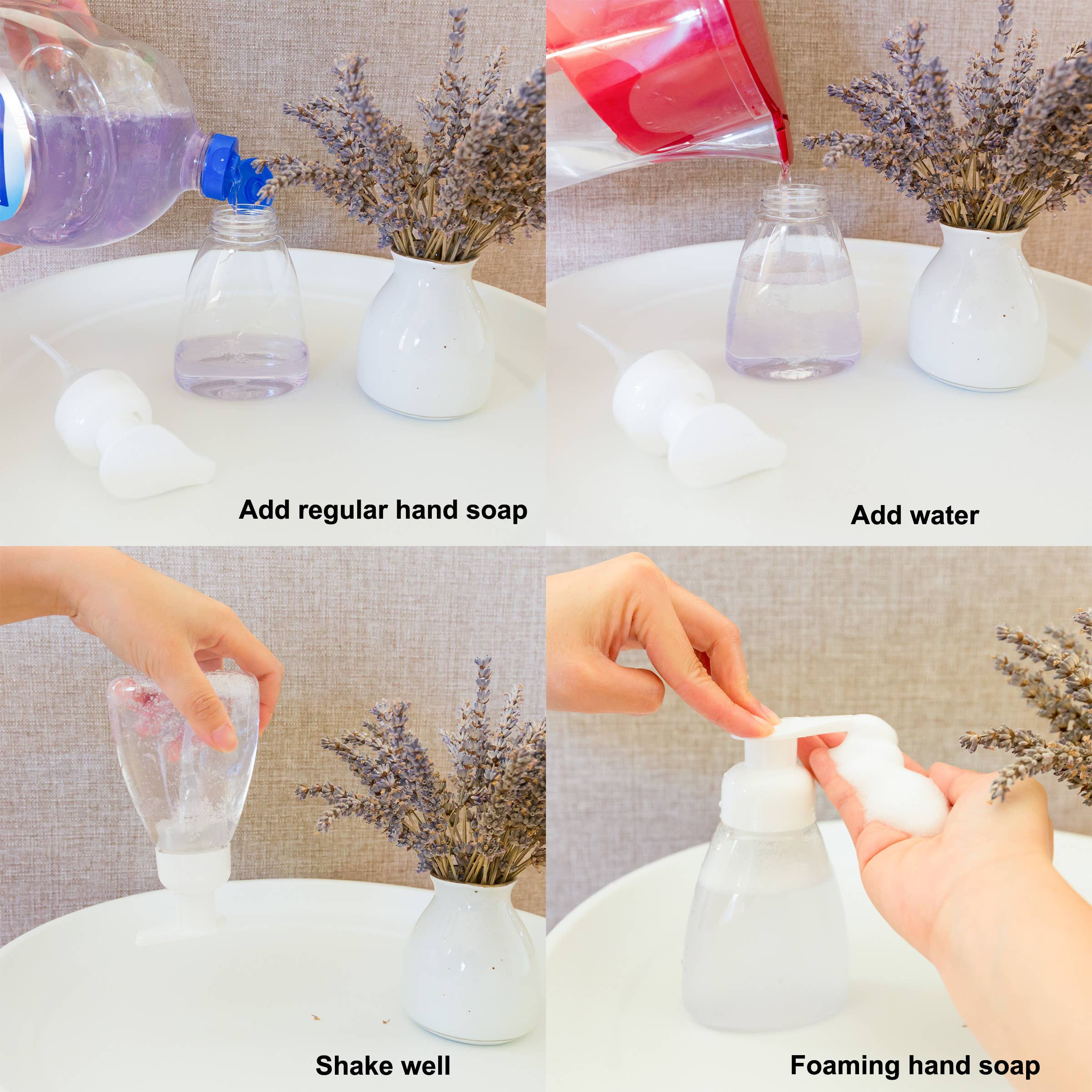 Youngever - Wholesale Soap Dispenser - Youngever 5 Pack 12OZ Plastic Oval Foaming Dispenser - Clear4