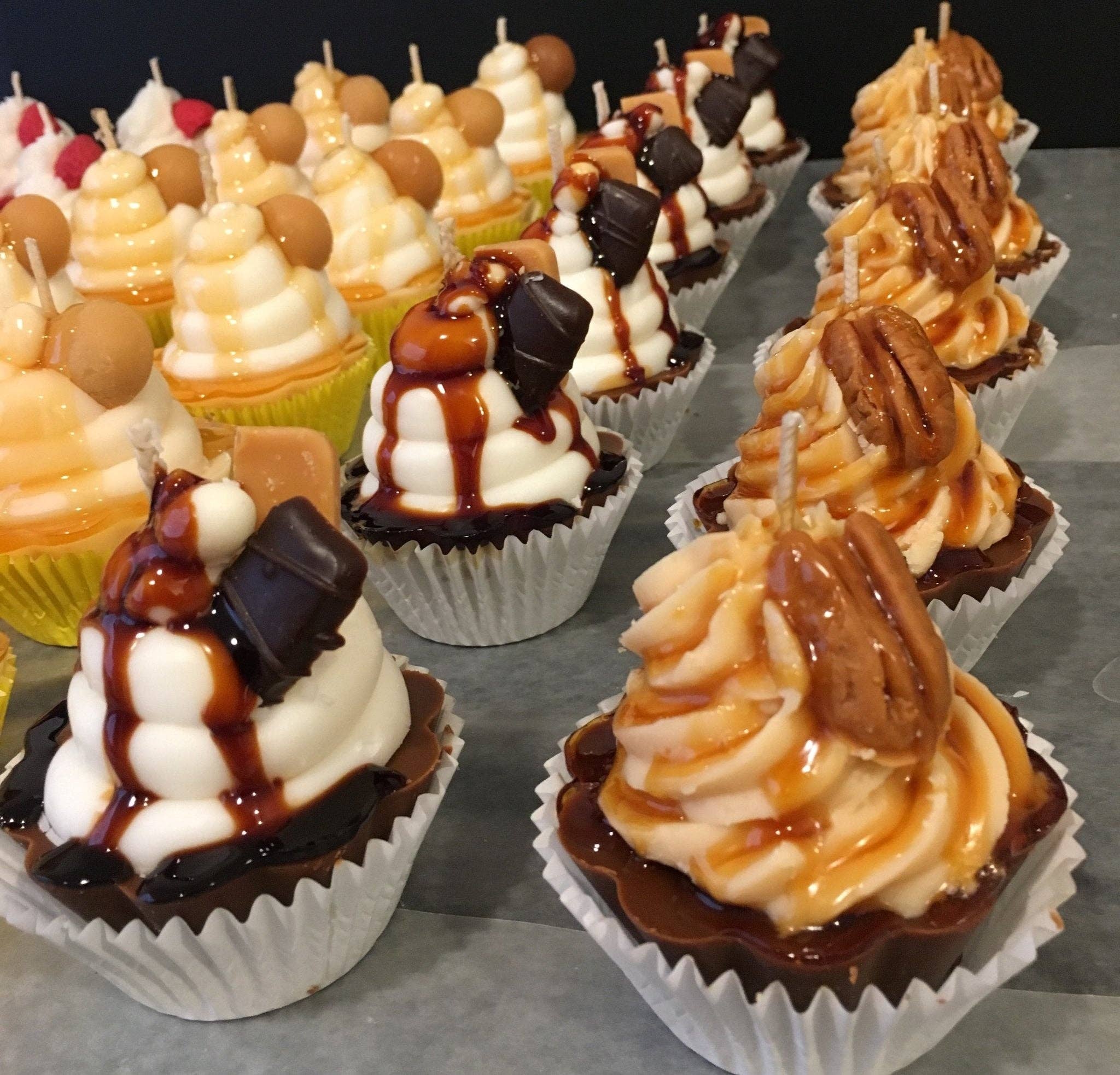 Happy Kat Candles - Wholesale Novelty Candle - Bourbon Butter Pecan Cupcake Candle0