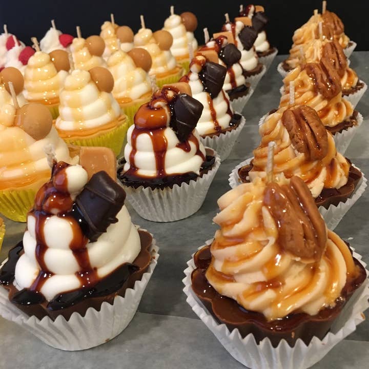 Bourbon Butter Pecan Cupcake Candle and other Purchase Wholesale cupcake candles. Free Returns & Net 60 Terms on Faire trending on Faire.