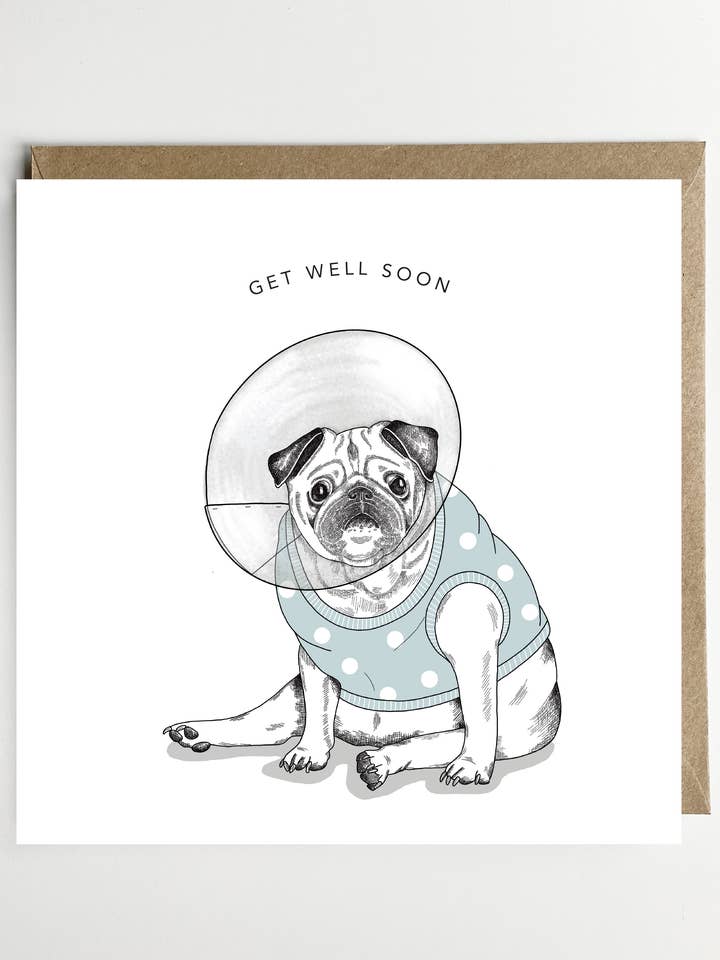 Get Well Soon for wholesale by Dotty Dog Art
