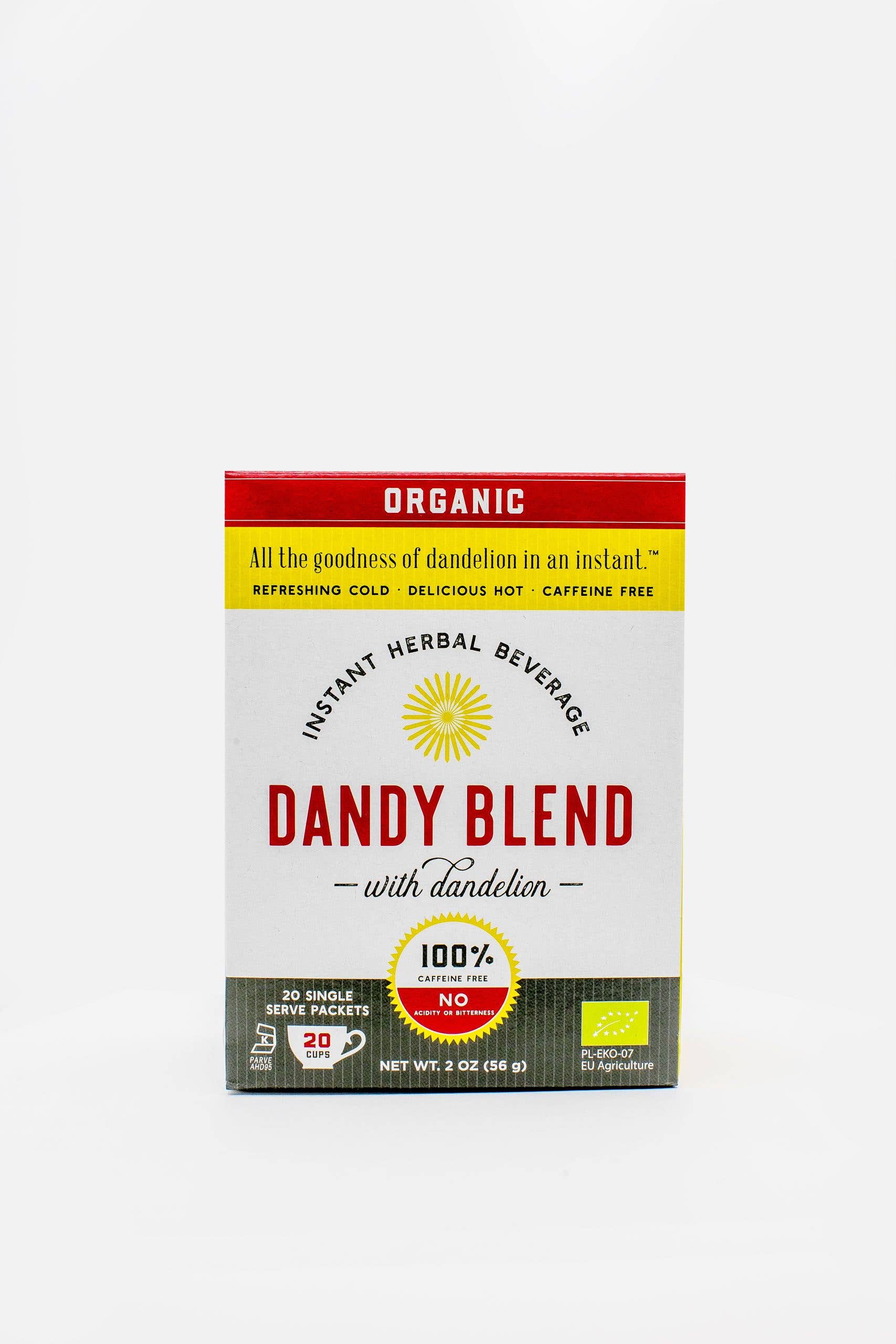 Dandy Blend - Wholesale Instant Coffee/Espresso - Dandy Blend Organic Individual Serving Packets (Case of Six)1