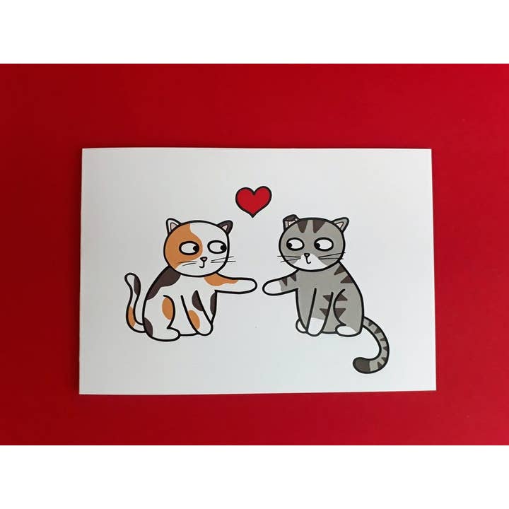 Katzen-Liebe-Karte für den Großhandel von Penguin Parade