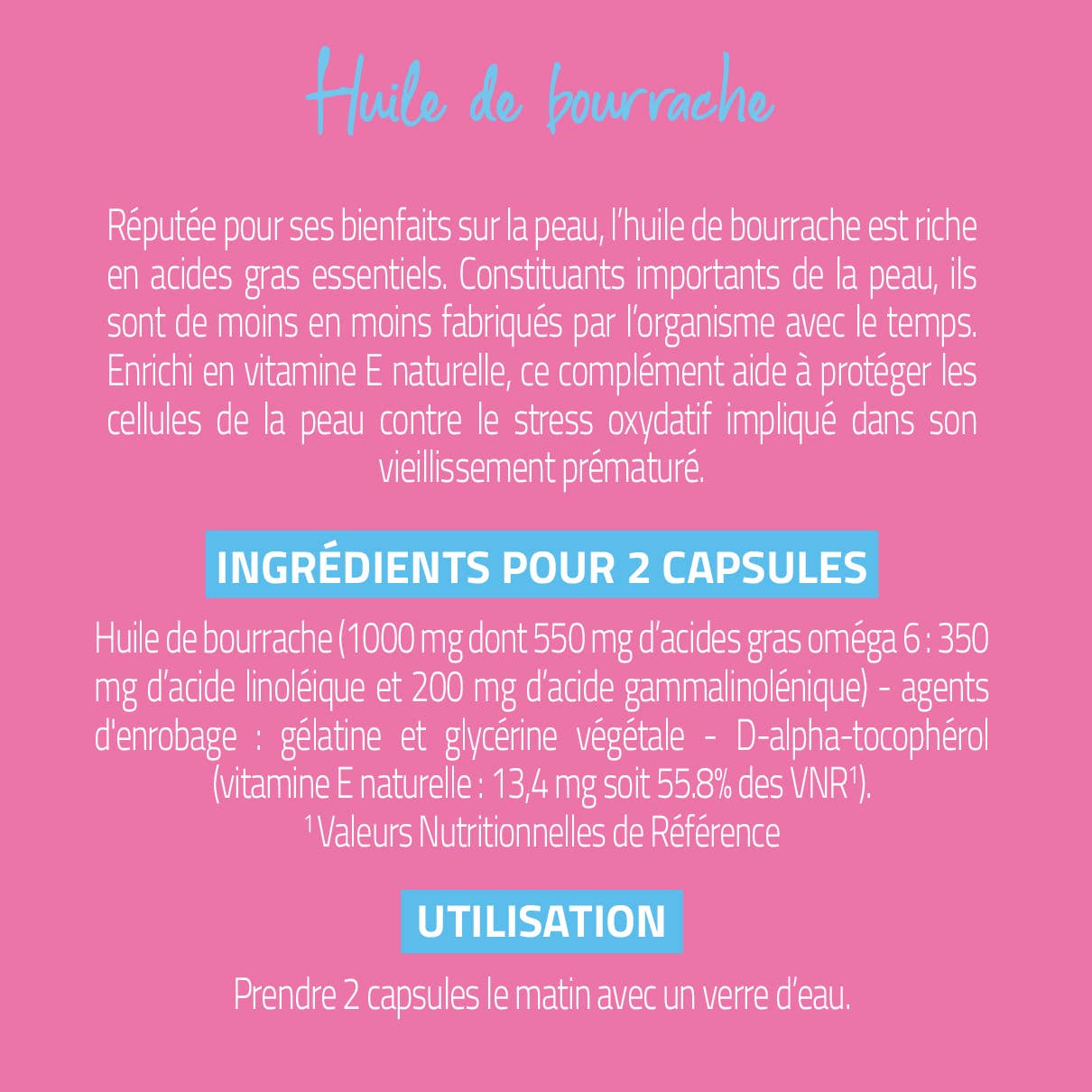 Défi Forme - Wholesale Voedingssupplement/vitamine - Borageolie capsules6