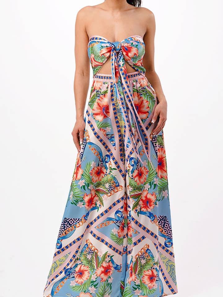 BP2461-Convertible Jumpsuit-G met wijde pijpen voor wholesale door Her Bottari