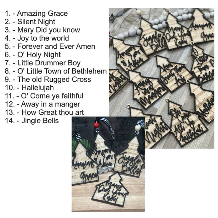 Griswold's Galore - Wholesale Ornament - CHURCH MUSIC DECORATION 2