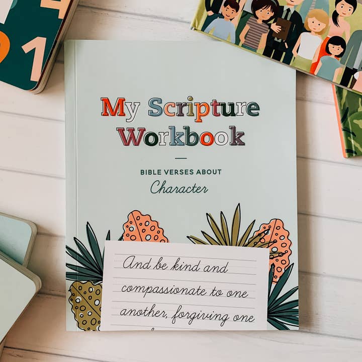 Mon cahier d'exercices sur les Écritures | Personnage pour la vente par The Daily Grace Co