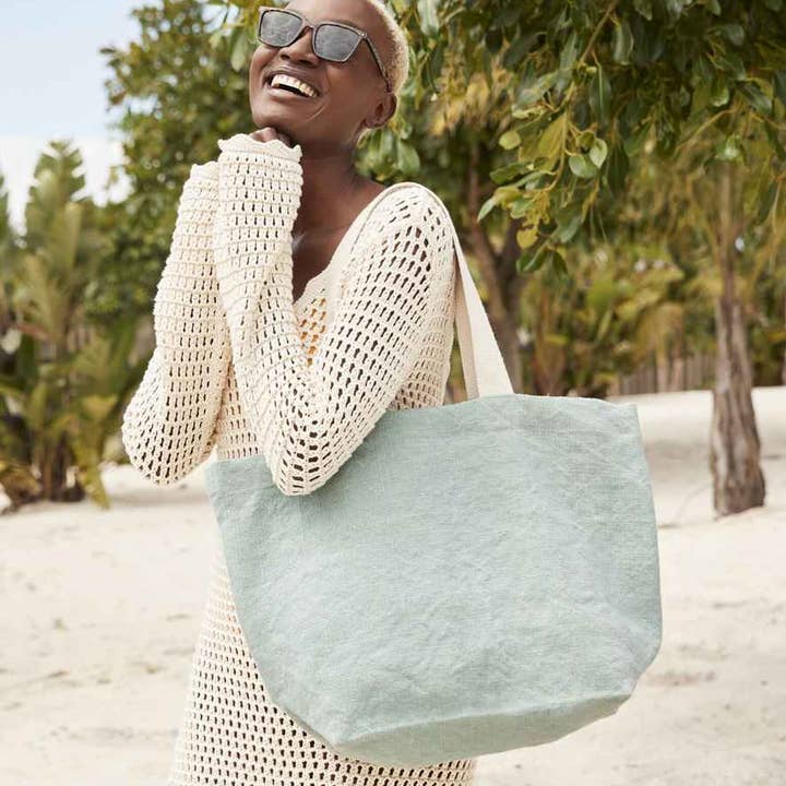 Pierre Francis - Wholesale Beach Bag - Westford Mill - Soft Washed Jute Beach Bag