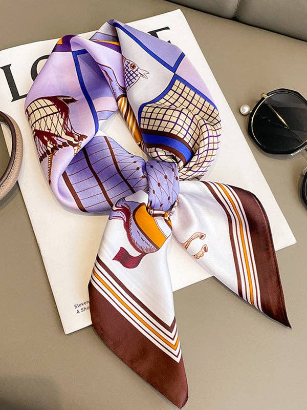 VividLux – wholesale Halsduk - Dam – Fyrkantiga djurtryckta halsdukar och hattar2