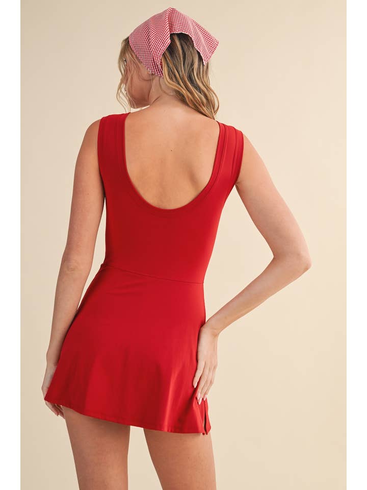 KIMBERLY C - Wholesale Athletic Dress - Women's - Sleeveless Wrap Tie Front Dress7