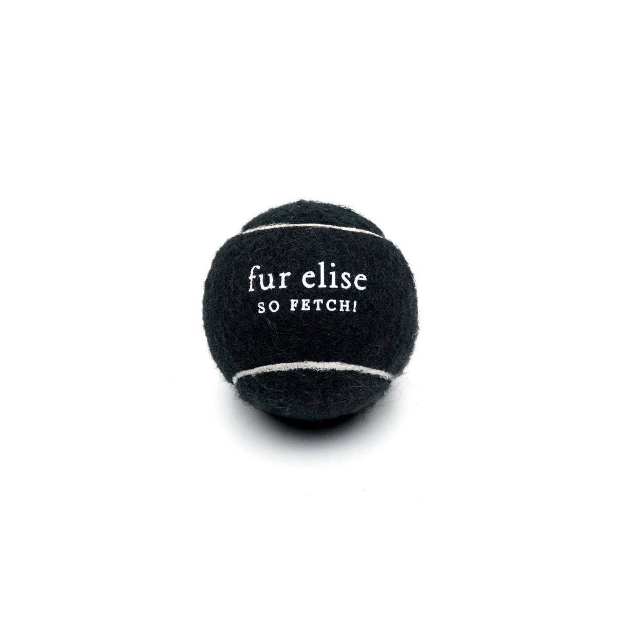 Fur Elise Pets - Wholesale Pet Fetch Ball - Dog - So Fetch! Tennis Ball - Noire0