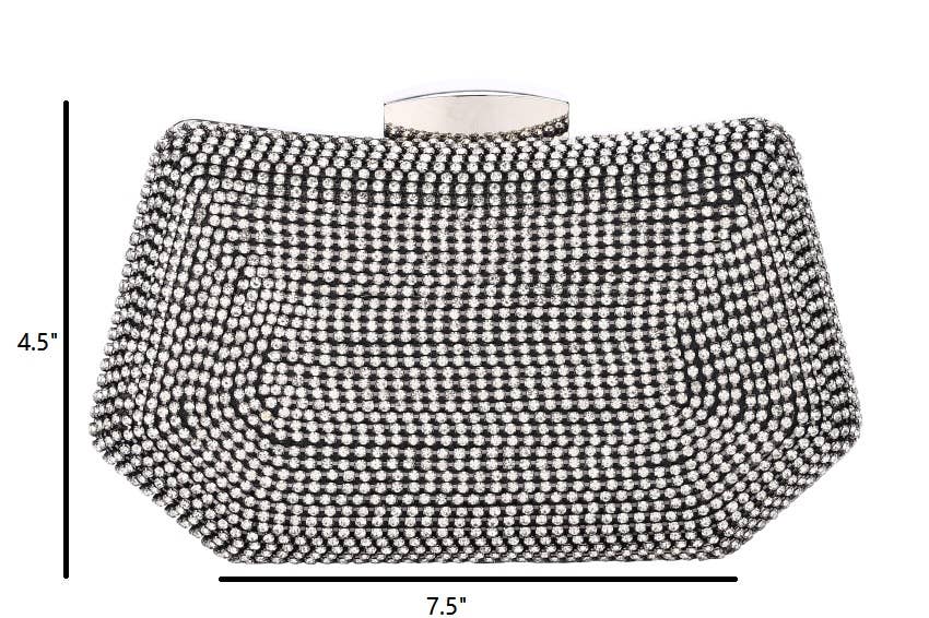 Nima Accessories Inc - Vente Pochette – femme - Sac de soirée en strass en cristal pour femme0