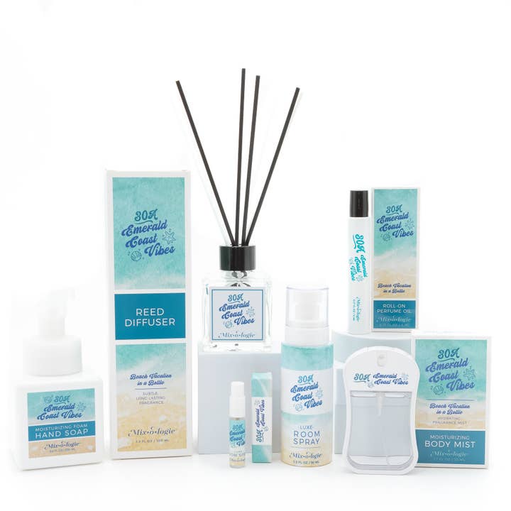 Mixologie - Wholesale Room & Linen Spray - 30A Emerald Coast Vibes | Luxe Room Spray (100 mL) 2
