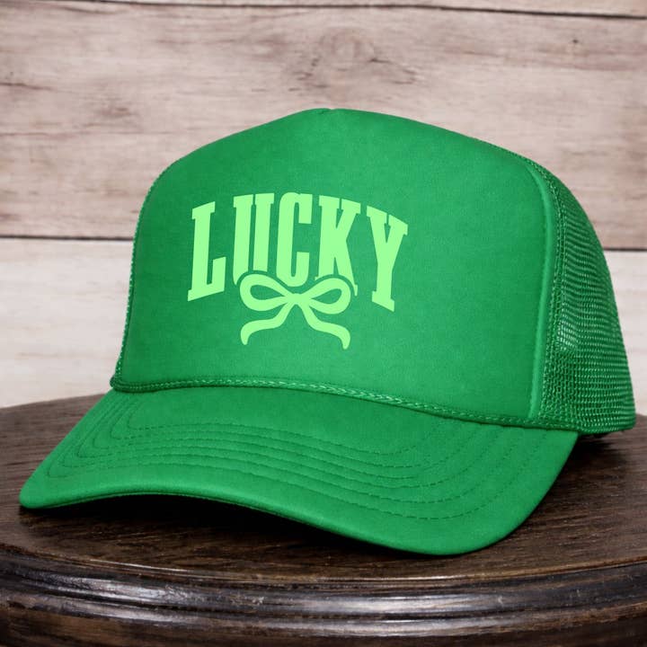 Lucky Bow | LC Elizabeth Original | Embroidered Baseball Hat for wholesale by LC Elizabeth