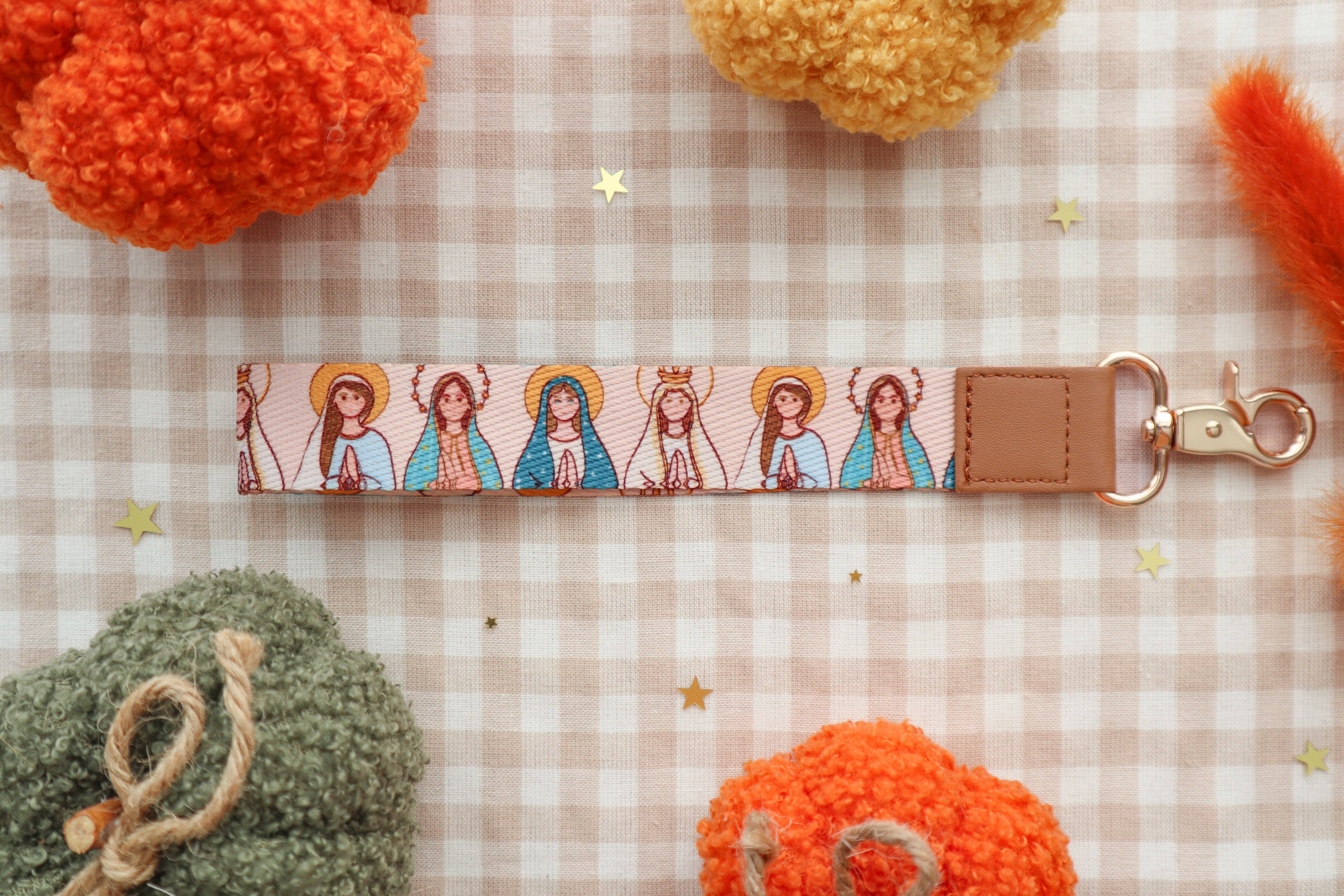 Peony&June Illustration - Wholesale Wristlet - Blessed Mother Wristlet1