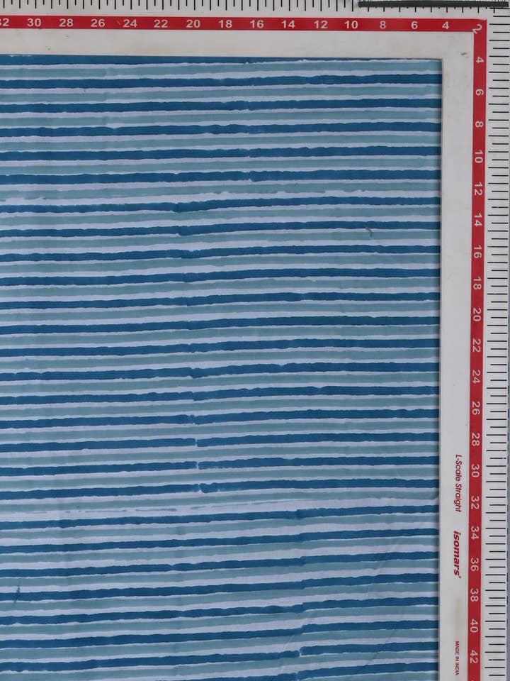 Telas estampadas a mano: tela hecha a mano en metros, tela por yarda para venta al por mayor de Jai Texart LLP