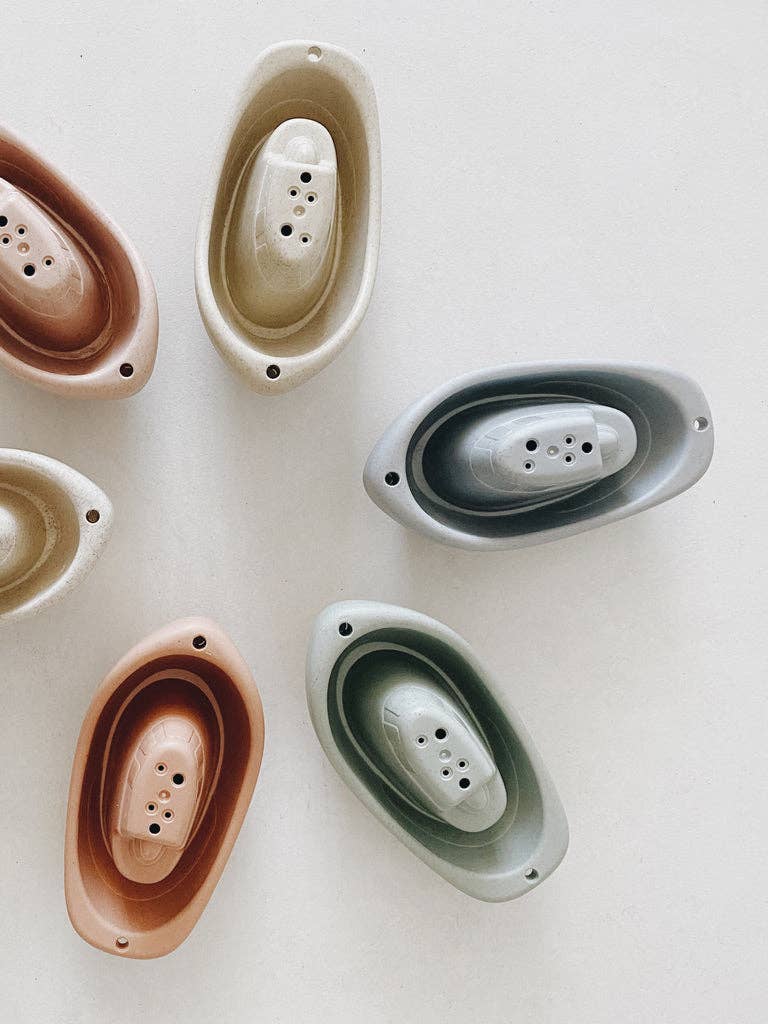 Lion + Lamb the Label - Wholesale Bath Toy - Baby - Wheat Straw Boat Set3