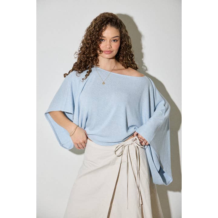 Asymmetrische top met één schouder voor wholesale door SKYLAR ROSE